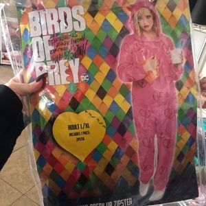 Birds of Prey Sad Heart Break Pajama Onesie Adult